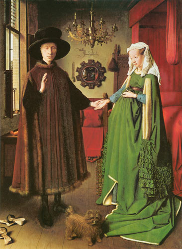 Portrait Of Giovanni Arnolfini And His Wife by Jan van Eyck, 1434